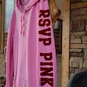 PINK | Tunic Hoodie Sweatshirt